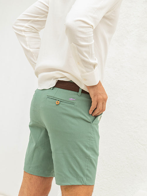 MILITARY GREEN BERMUDA