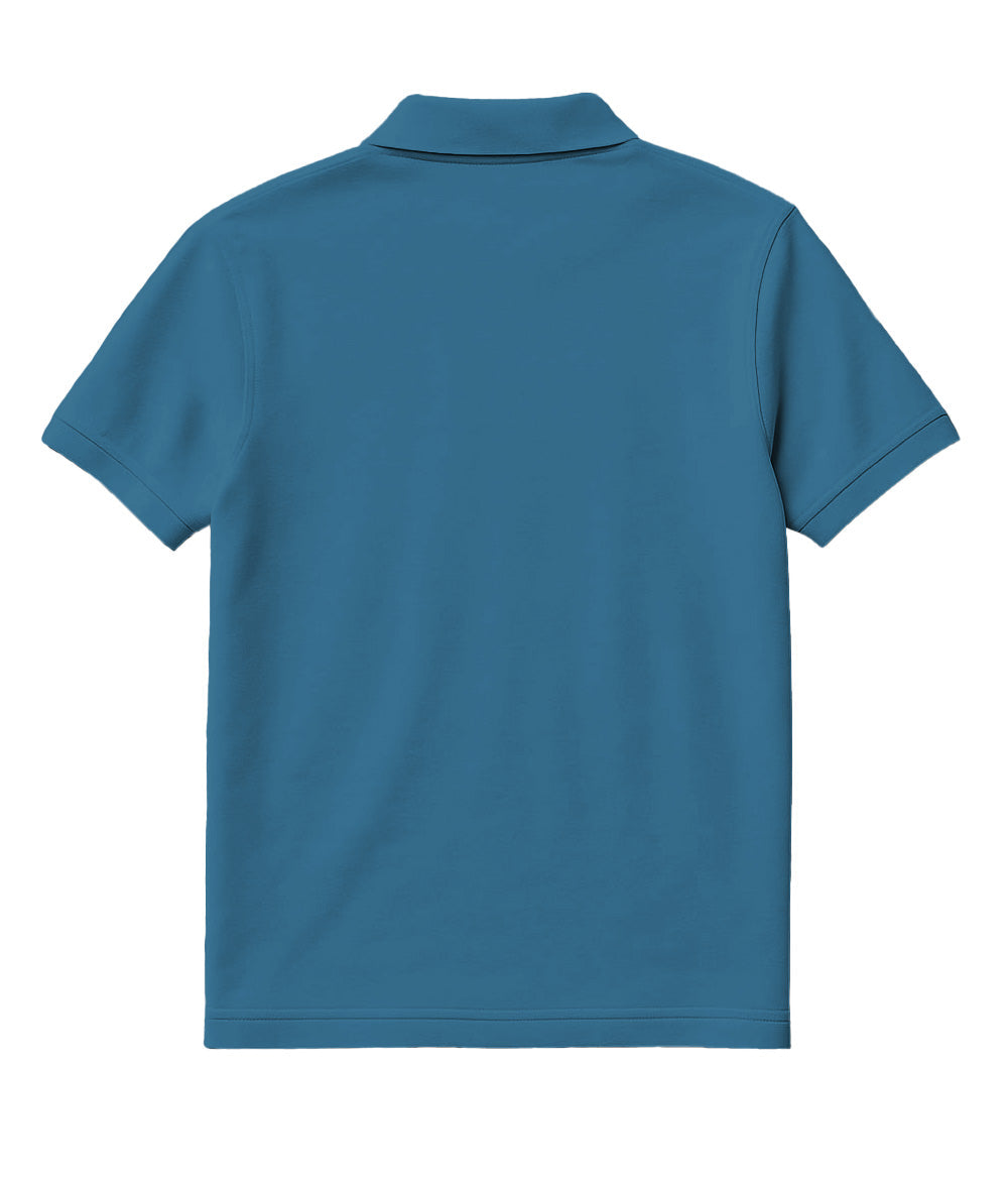 CAMISETA POLO AZUL PETROLEO