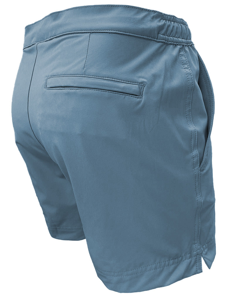 PANTALONETA LUX FLEX AZUL GRIS