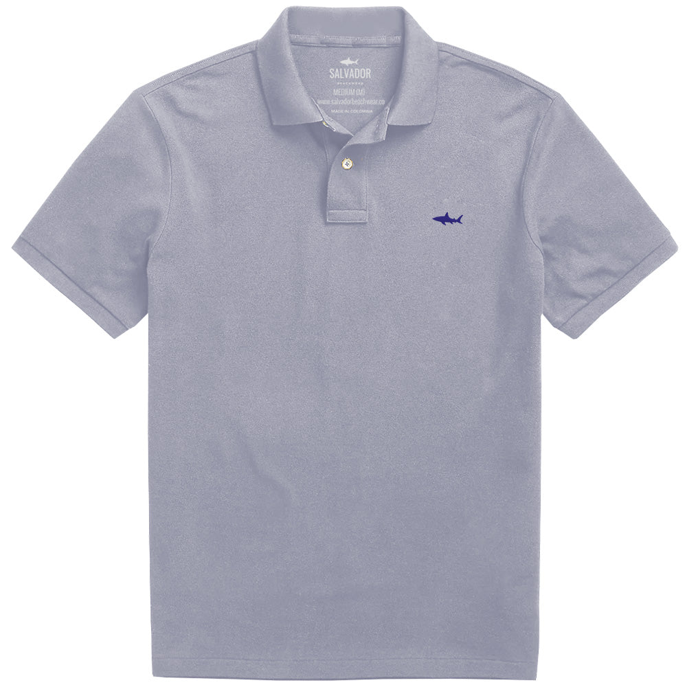 GRAY POLO T-SHIRT