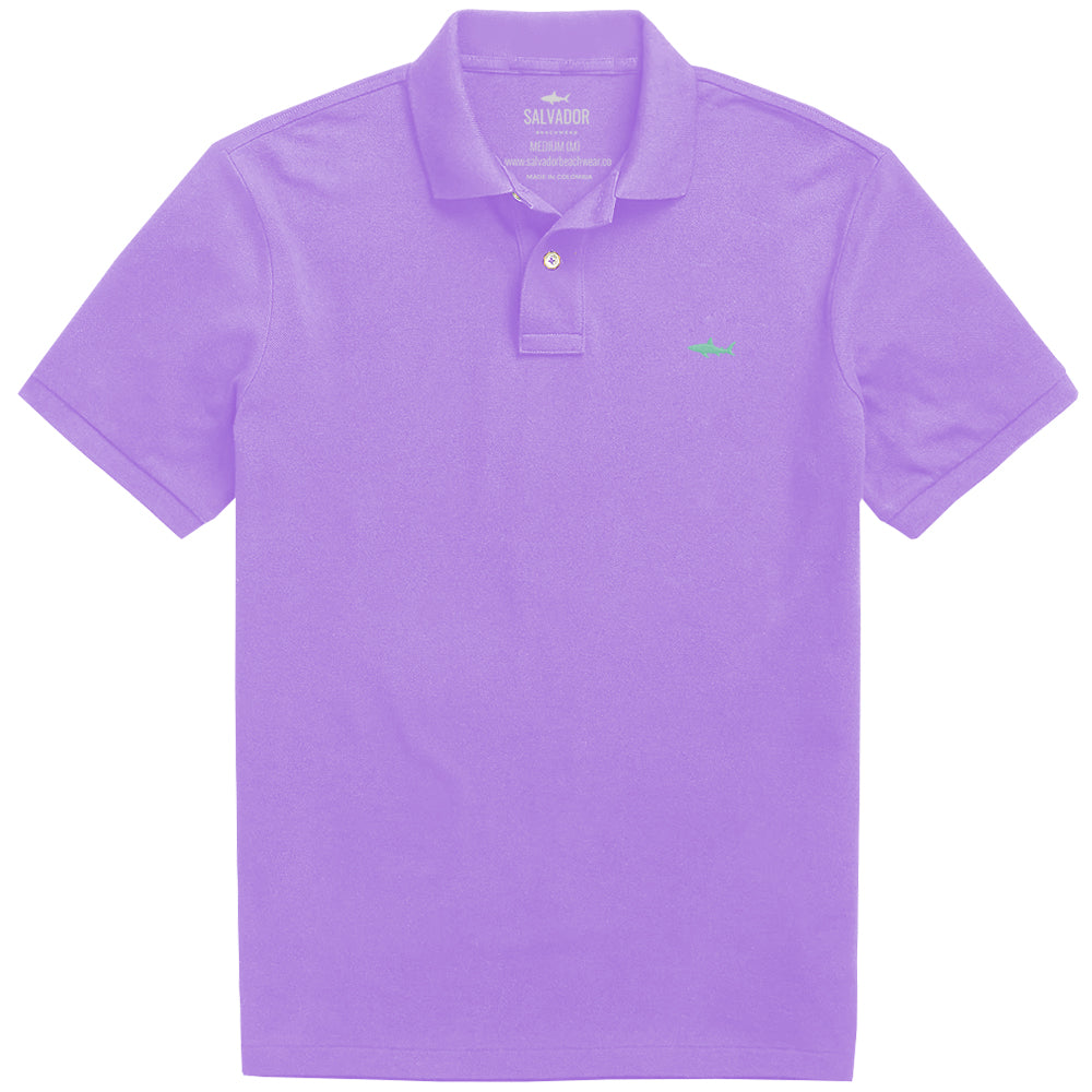 LILAC POLO T-SHIRT