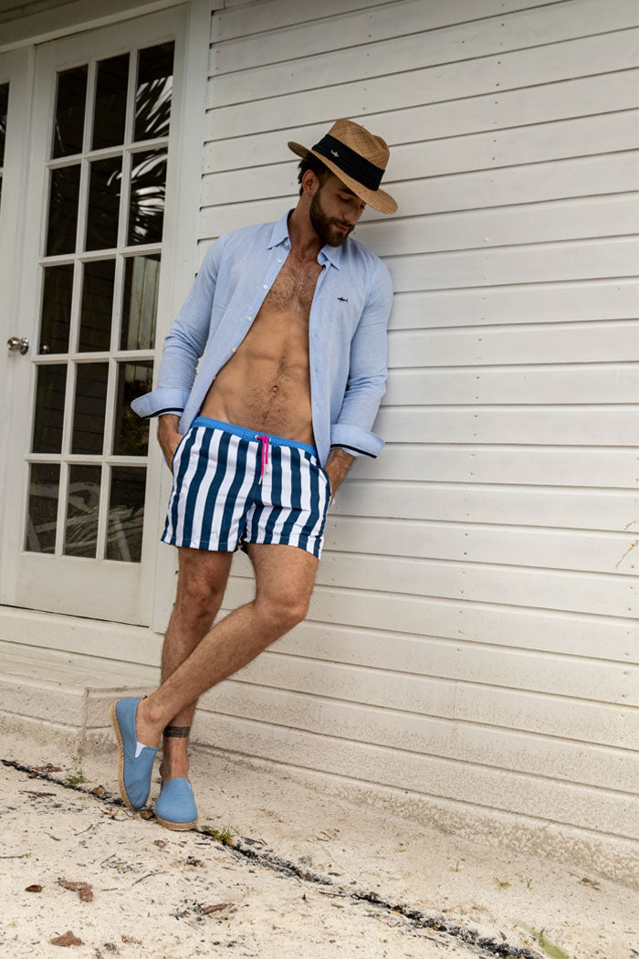 SALVADOR LIGHT BLUE ESPADRILLES