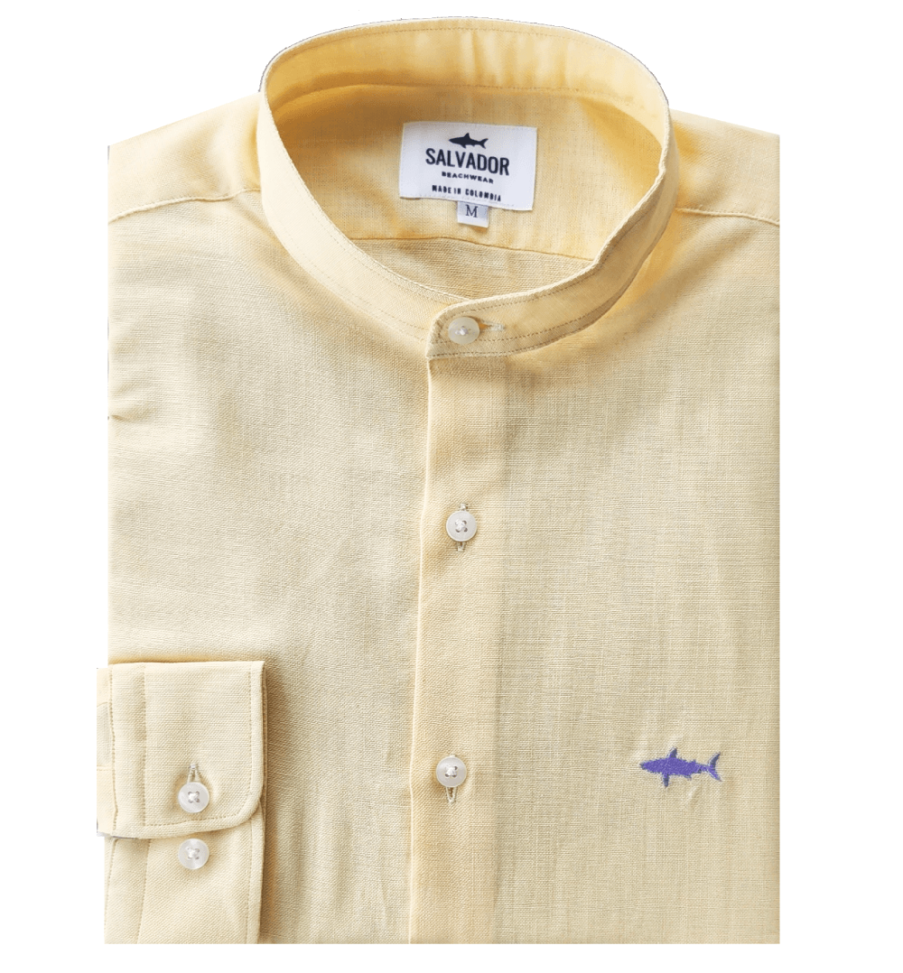 CAMISA NERU AMARILLO PASTEL