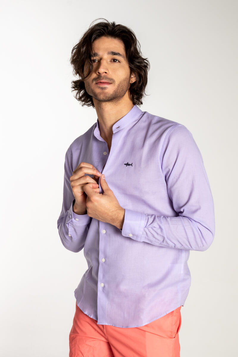 NERU SALVADOR LILAC SHIRT