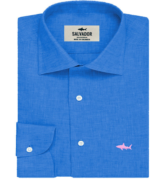 PETROLEUM BLUE SHIRT