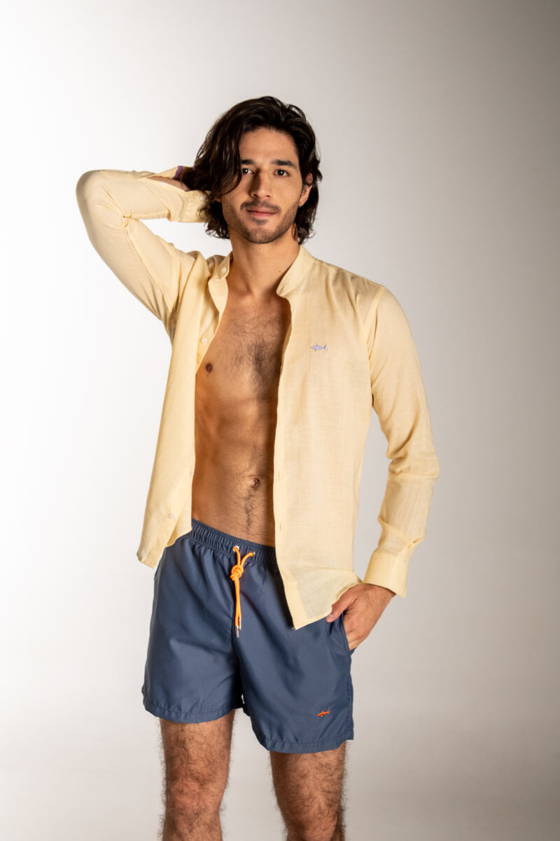 CAMISA NERU AMARILLO PASTEL