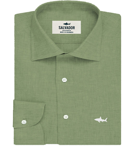 CAMISA VERDE OLIVA