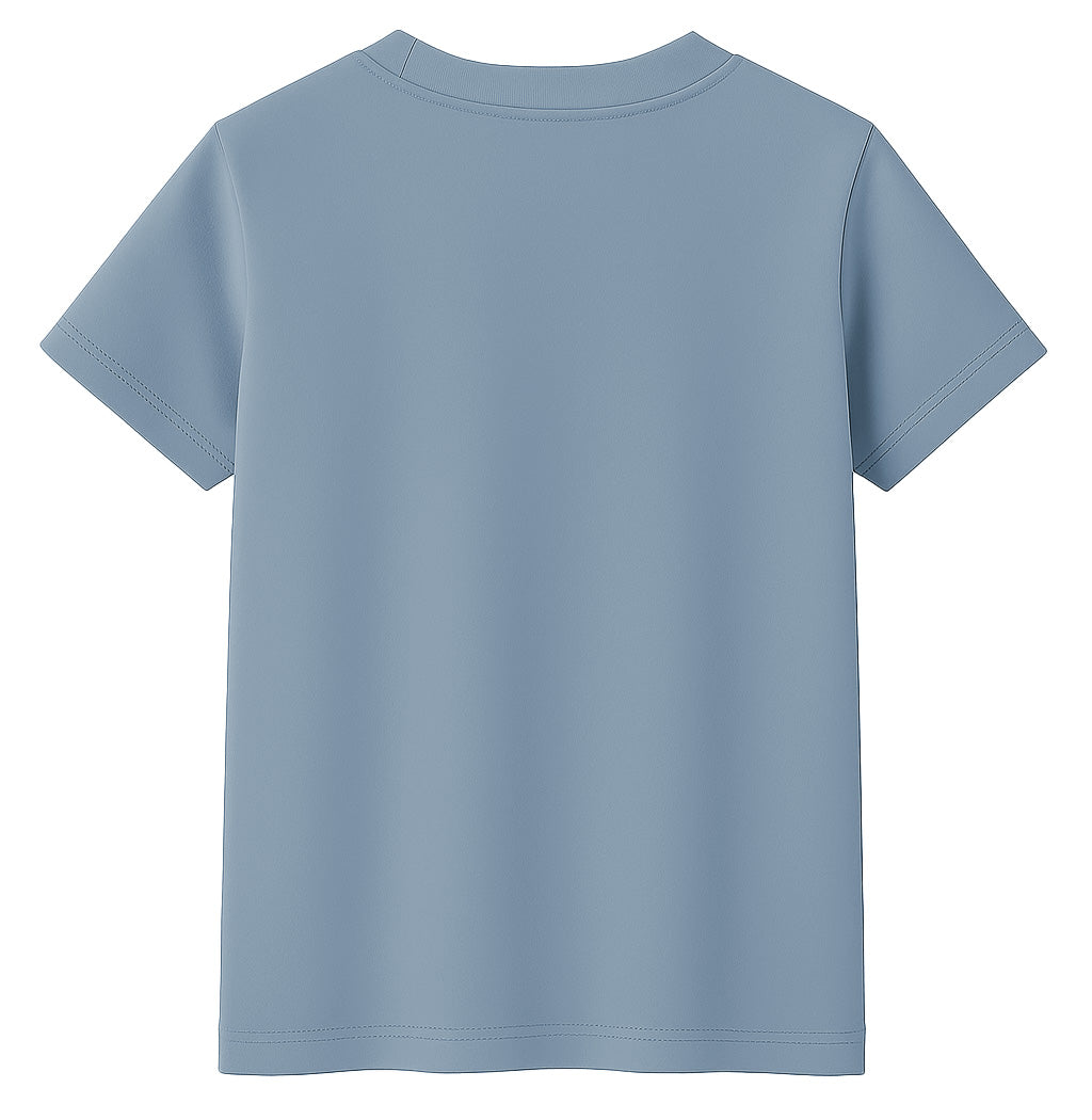 BLUE GREY BOY'S T-SHIRT