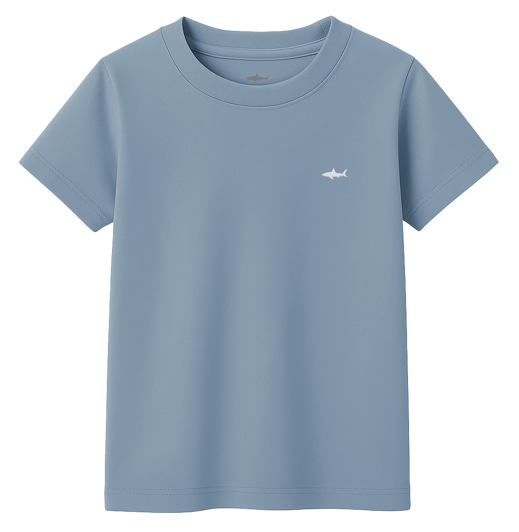 BLUE GREY BOY'S T-SHIRT