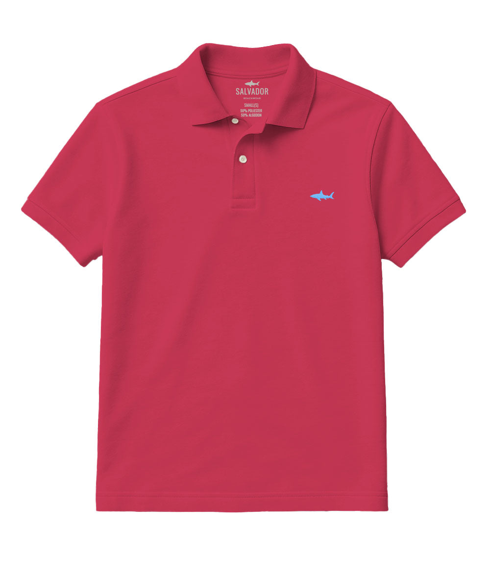 CAMISETA POLO FUCSIA