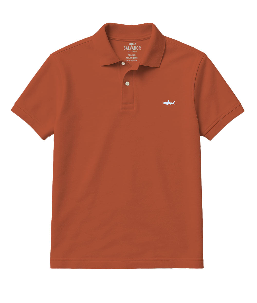 CAMISETA POLO TERRACOTA