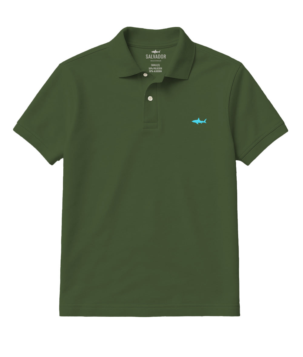 CAMISETA POLO VERDE MILITAR