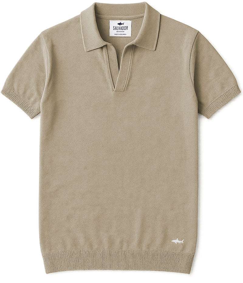SAND KNIT POLO