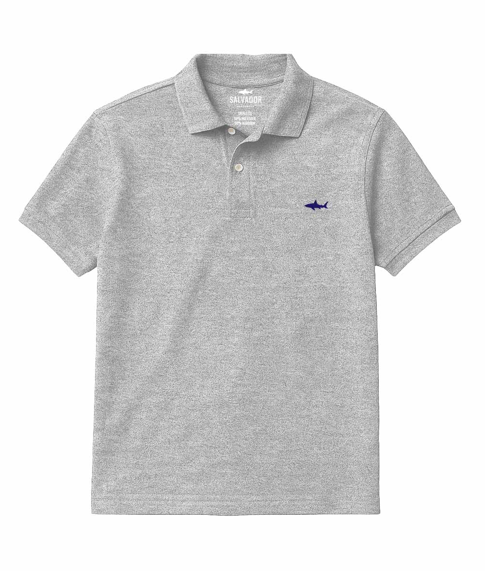 GRAY POLO T-SHIRT