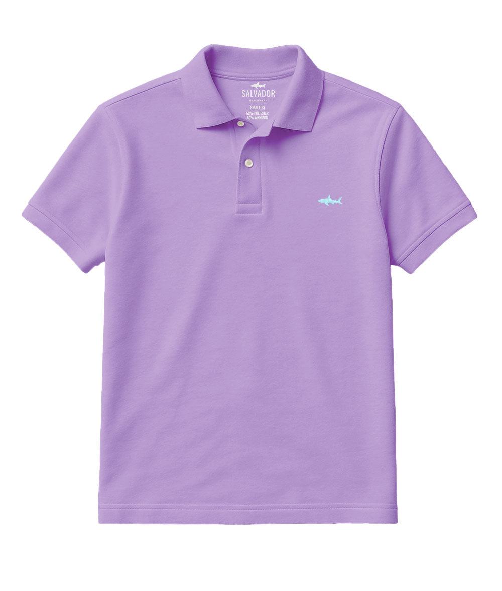 LILAC POLO T-SHIRT