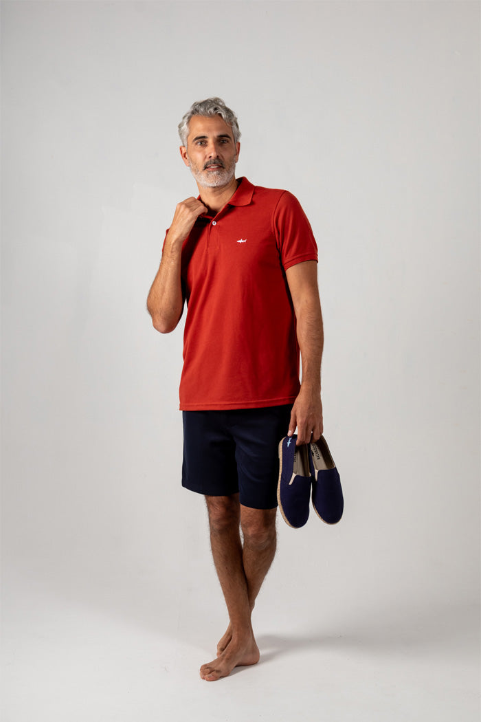 CAMISETA POLO TERRACOTA