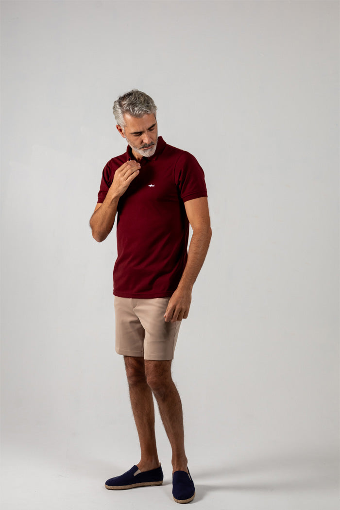 CAMISETA POLO VINOTINTO