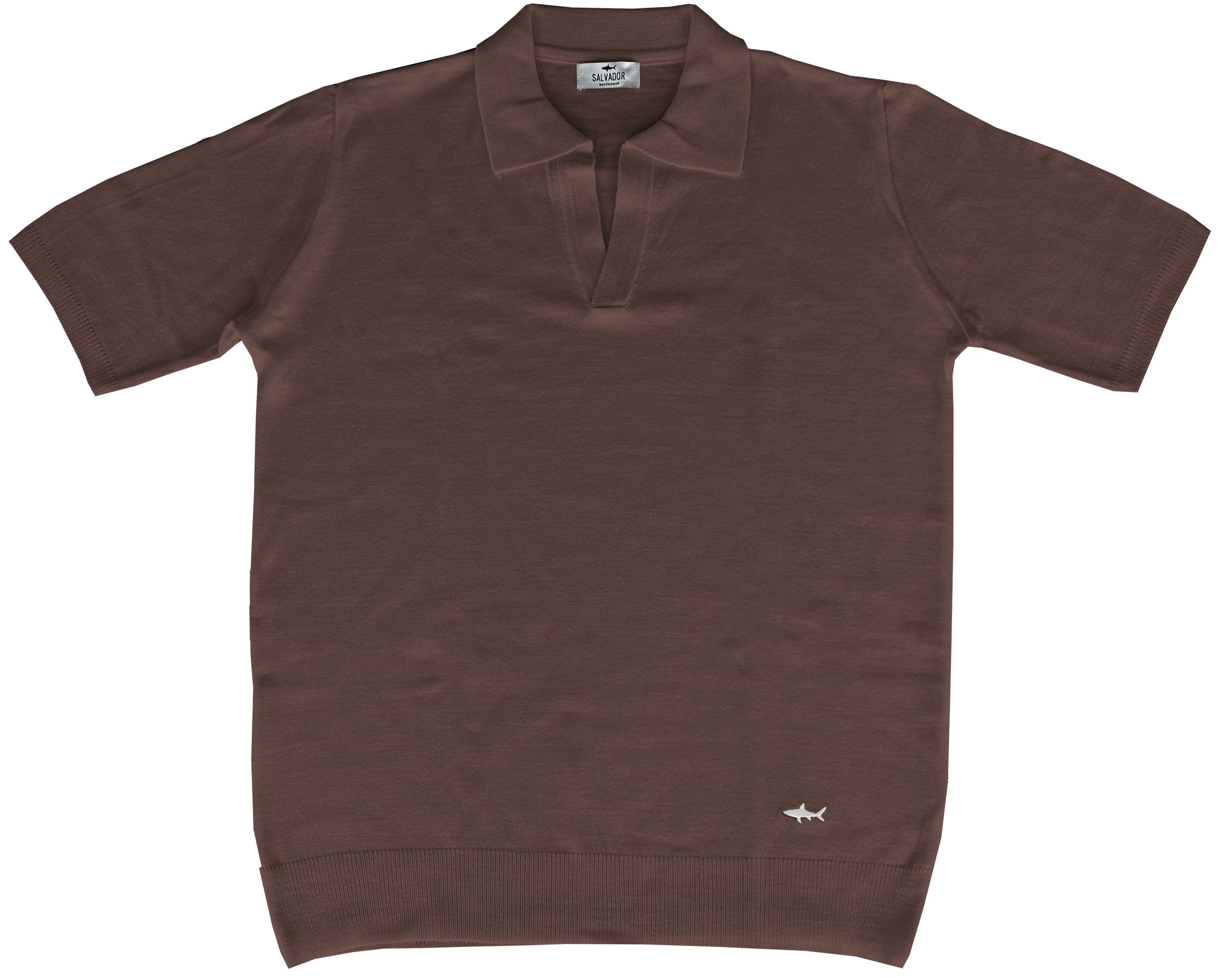 CHOCOLATE KNIT POLO