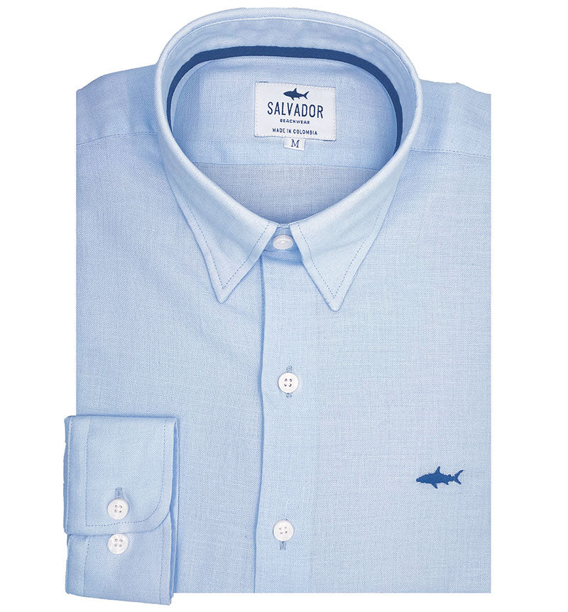 CAMISA AZUL CLARA