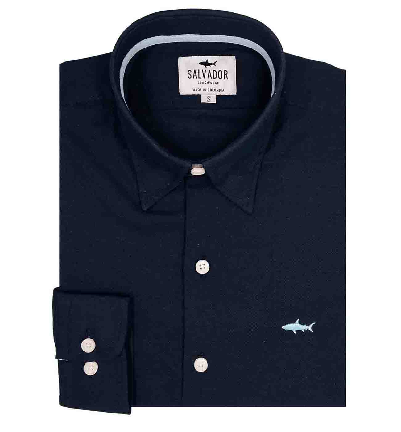 CAMISA AZUL OSCURA