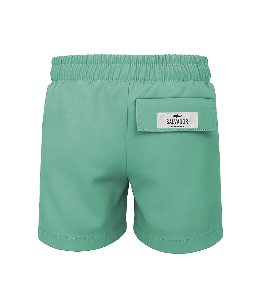 ECO-FRIENDLY SHORTS FOR BOYS IN MINT GREEN