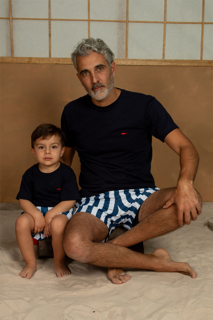 DARK BLUE BOY'S T-SHIRT