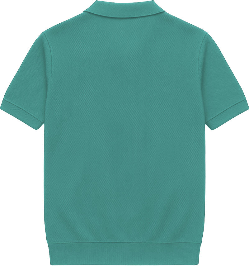 POLO DE PUNTO BOTONES MENTA