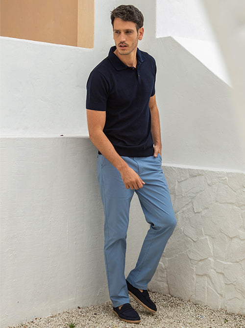 PANTALON AZUL PASTEL