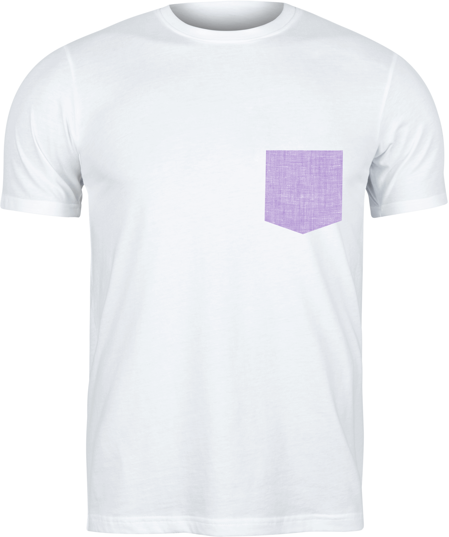 WHITE LILAC POCKET T-SHIRT