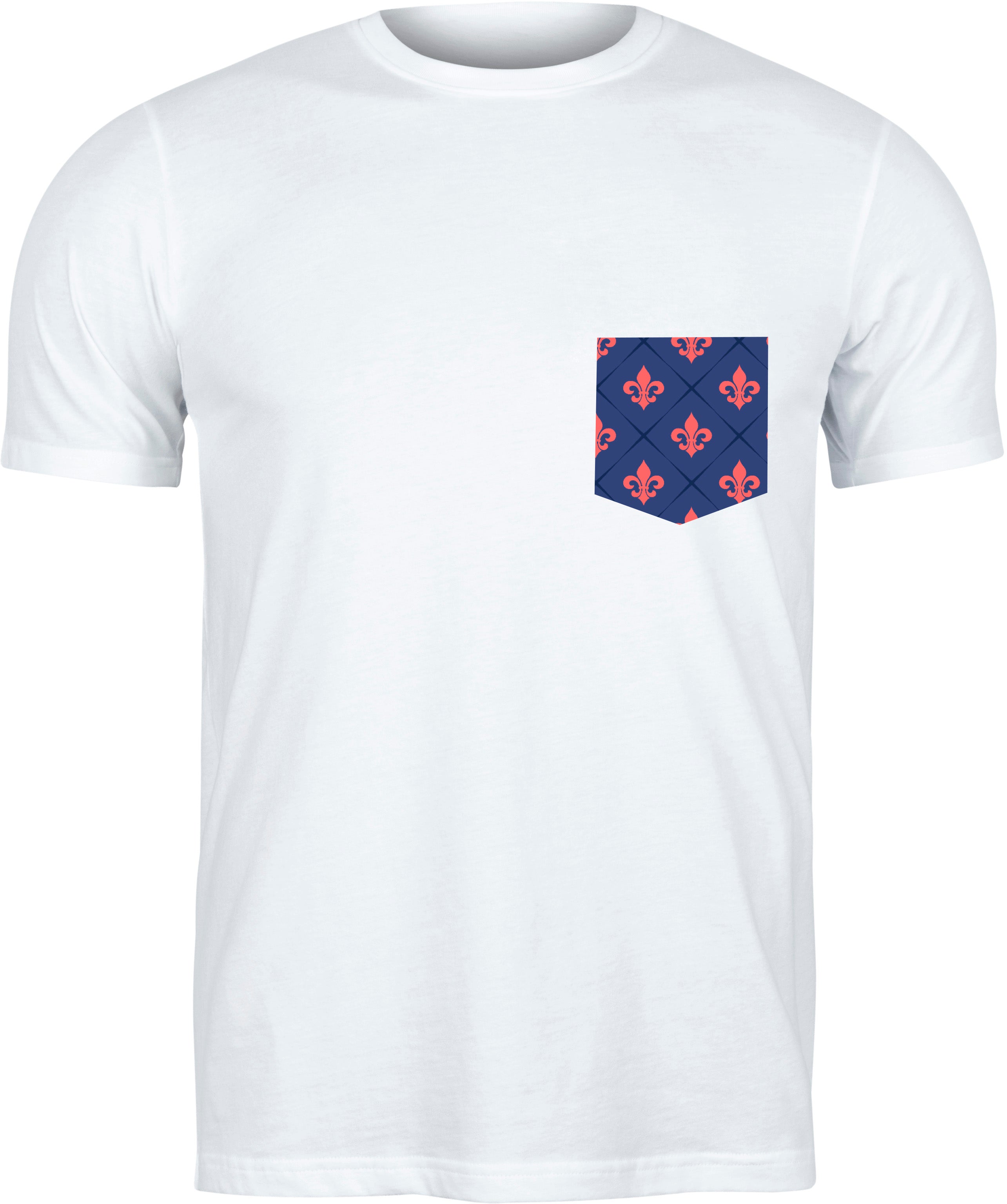 GLEEN F WHITE POCKET T-SHIRT