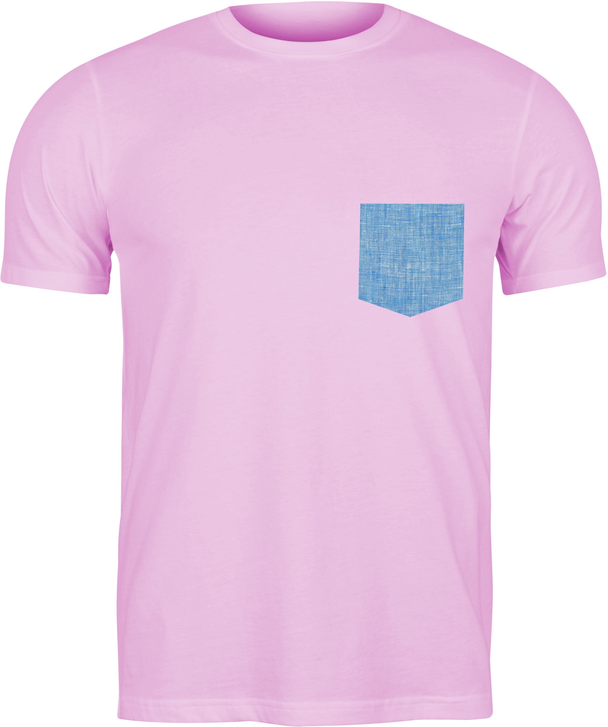 PINK T-SHIRT C BLUE POCKET C