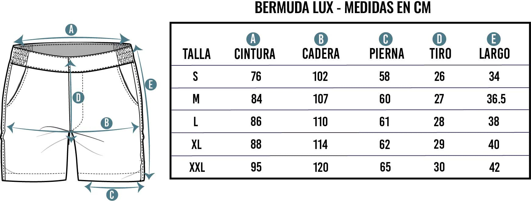 Bermudas Lux