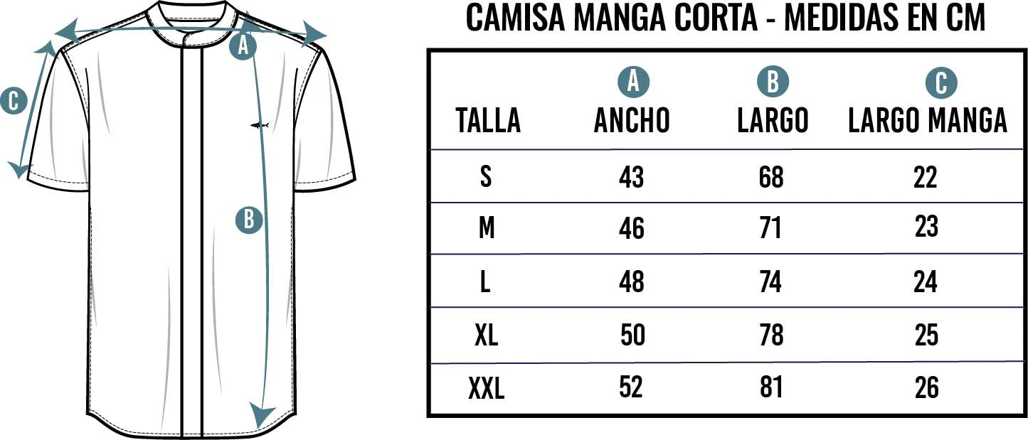 Camisas Manga Corta