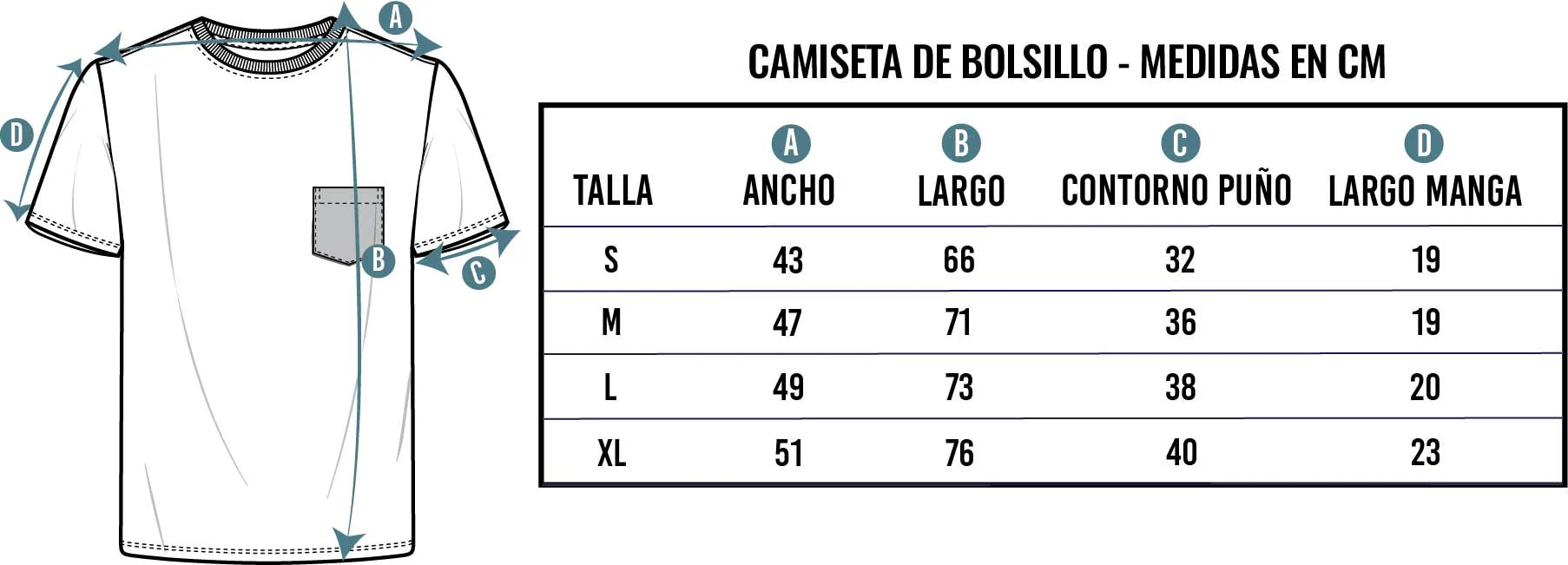 Camisetas de Bolsillo