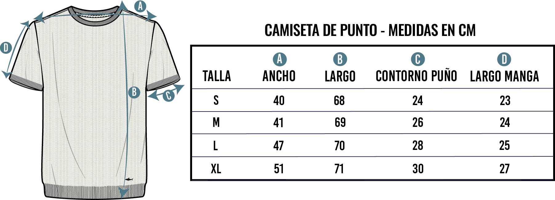Camisetas de Punto