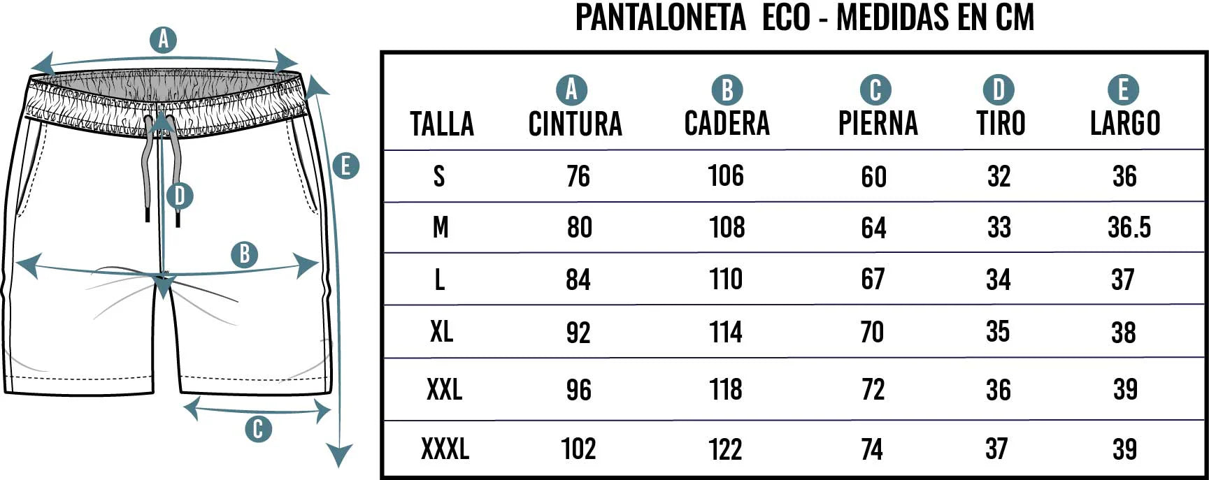 Pantalonetas Eco