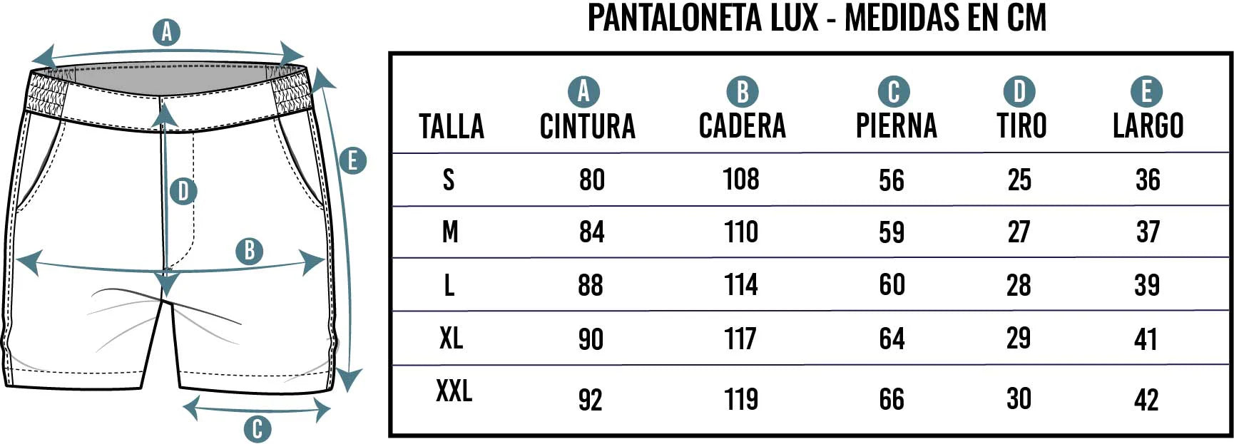 Pantalonetas Lux