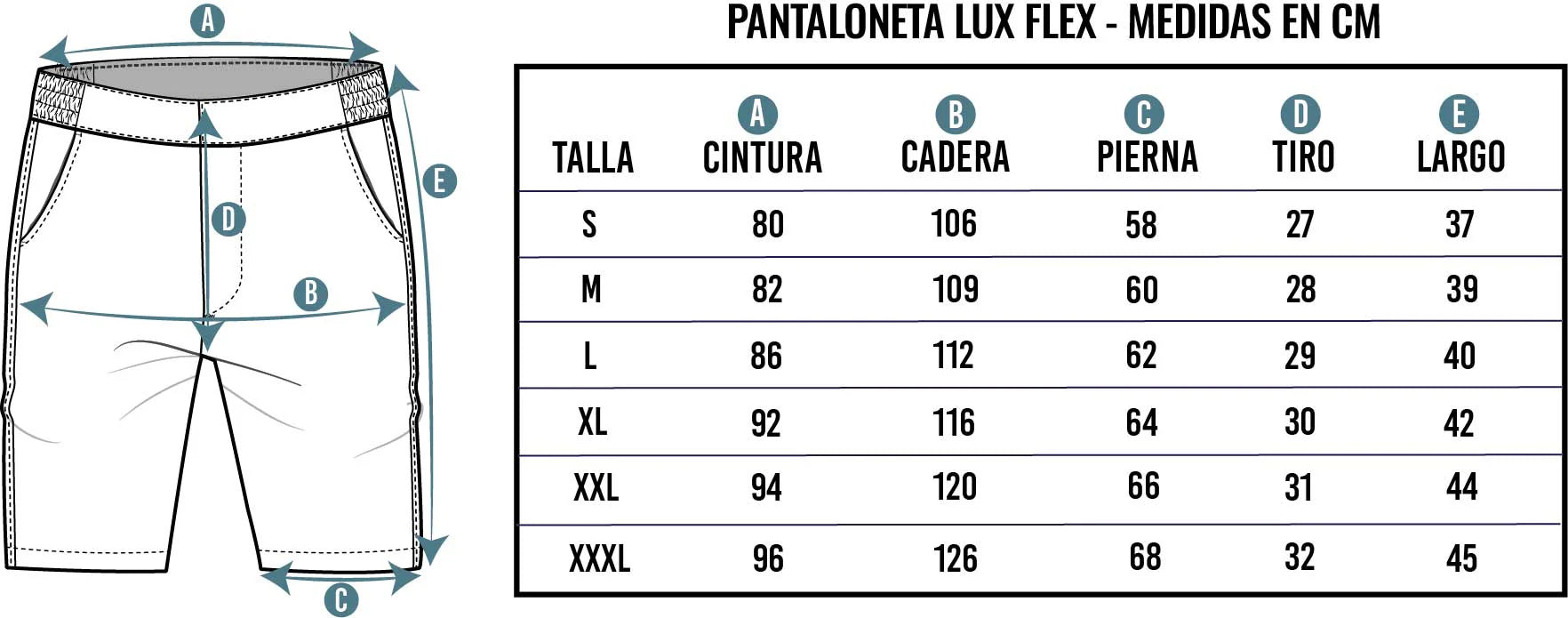 Pantalonetas Lux Flex