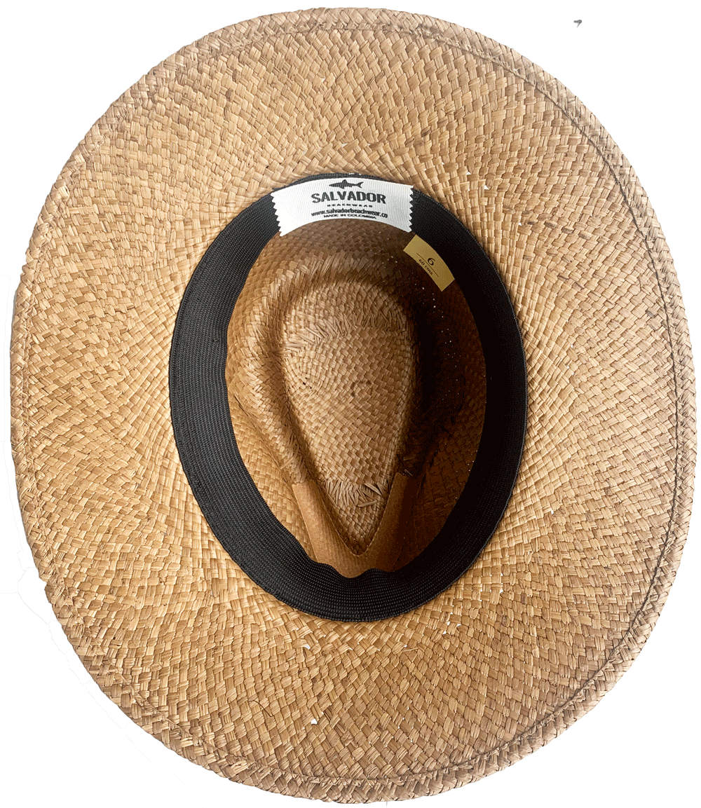 SOMBRERO OSCURO CINTA ANCHA AZUL INDIGO