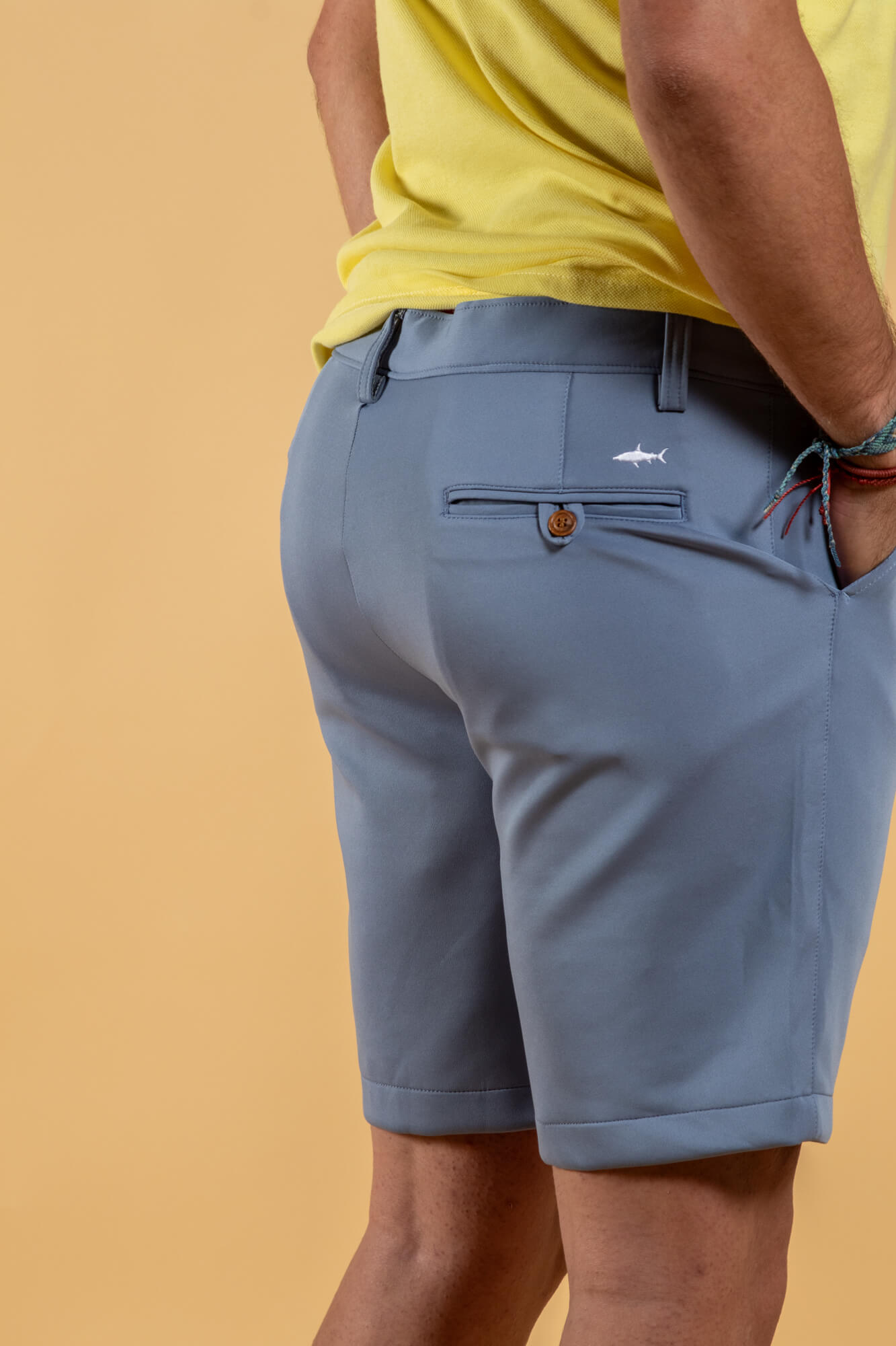 LIGHT BLUE POCKET BERMUDA
