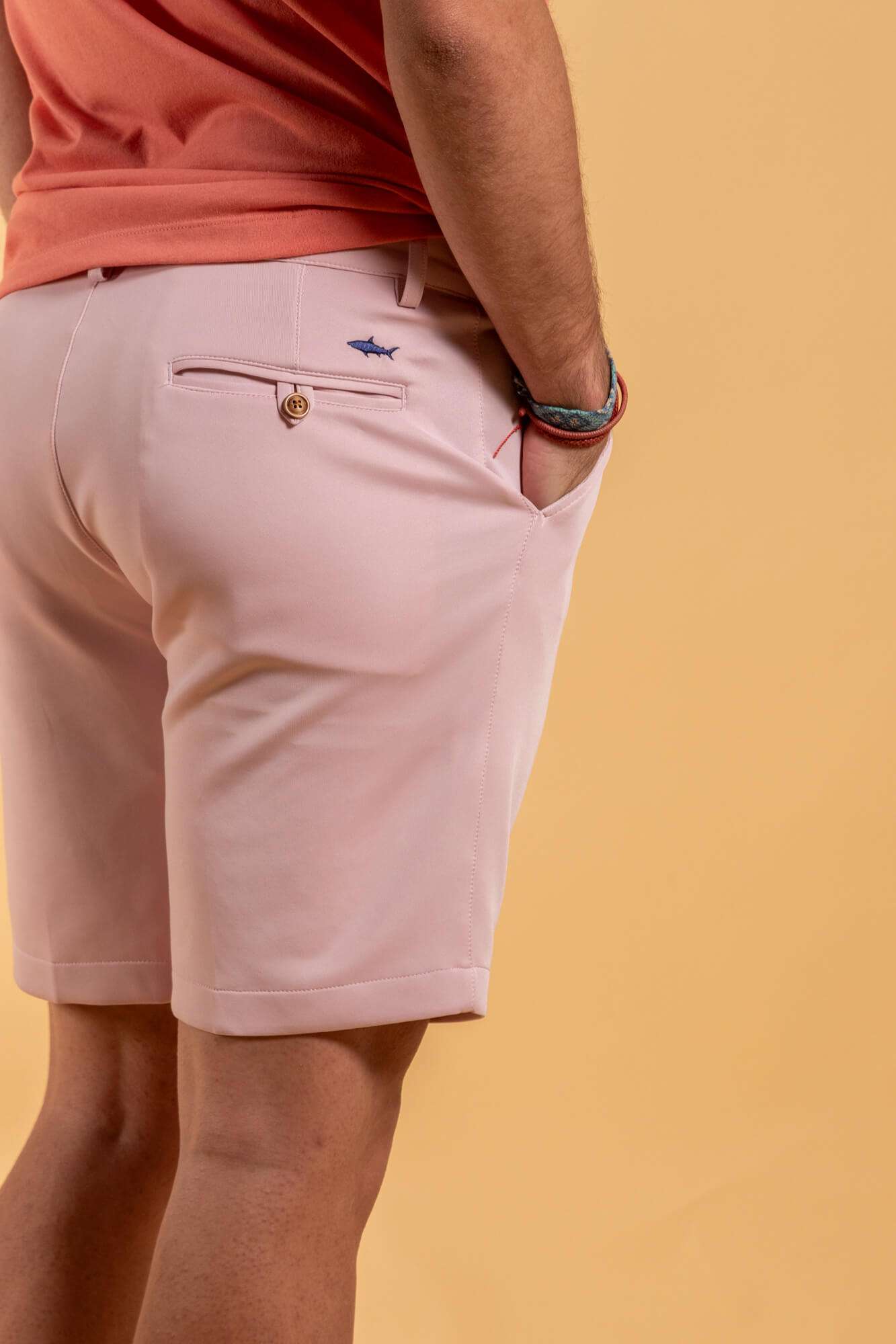 LIGHT PINK POCKET BERMUDA