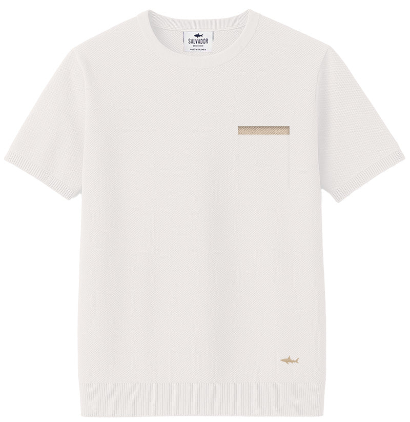 CAMISETA DE PUNTO BLANCA B ARENA