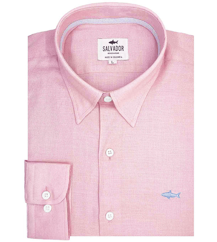 CAMISA ROSADO PASTEL
