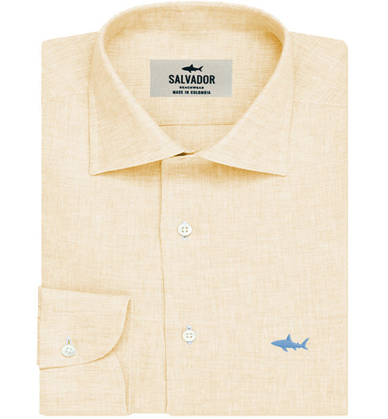 CAMISA AMARILLO PASTEL