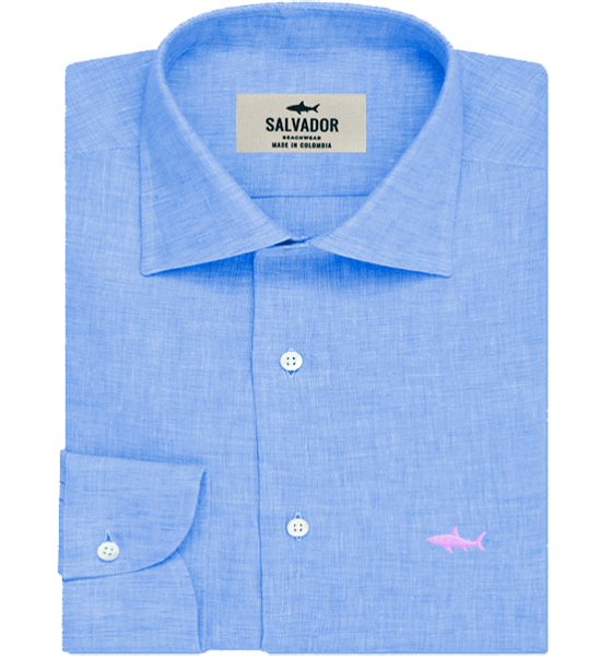 MEDIUM BLUE SHIRT