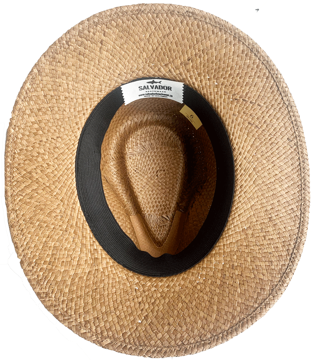 SOMBRERO OSCURO CINTA ANCHA FUCSIA