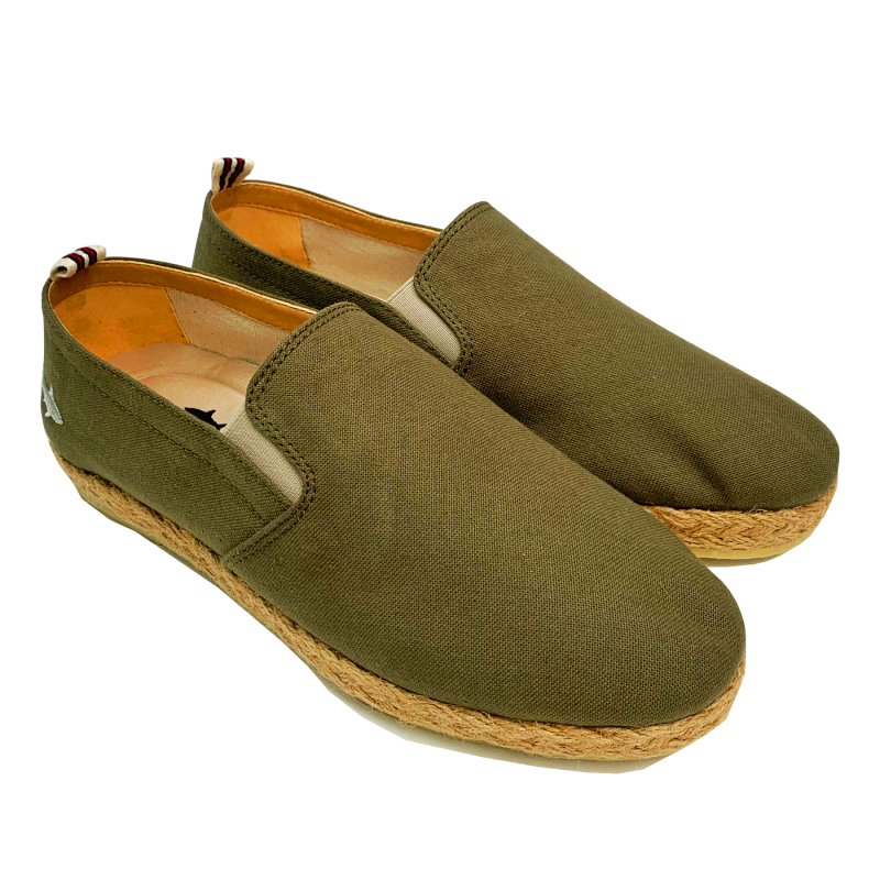 MILITARY GREEN ESPADRILLES